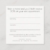 Verwijs een reeks van de Kaart van de Cliënt van d (Achterkant)