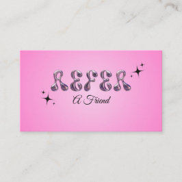 Verwijs een vriend Kaart Visitekaartje