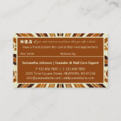 Verwijs een vriend rustieke chique foto collage ve visitekaartje (Achterkant)