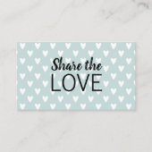 Verwijs een vriend trendy modern visitekaartje (Voorkant)