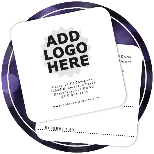 verwijzing dank u vierkant