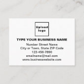 Verwijzing naar winkel of winkel Witte Kaart (Achterkant)