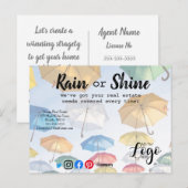 Verwijzing van de verkoop van onroerend goed door  briefkaart (Voorkant / Achterkant)