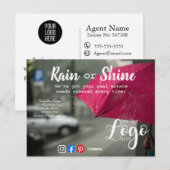 Verwijzing van de verkoop van onroerend goed door briefkaart (Voorkant / Achterkant)