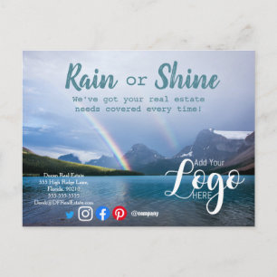 Verwijzing van de verkoop van onroerend goed door  briefkaart