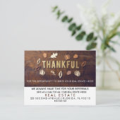 Verwijzingen HERFST onroerend goed Aankondiging (Staand voorkant)