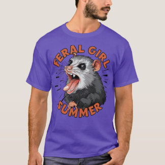 Verwilderd meisje zomer 3 t-shirt