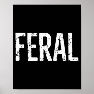 Verwilderd shirt retro vintage verwilderd grappige poster
