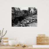 Verwoeste Duitsers in Chambois Frankrijk Tweede We Poster (Keuken)