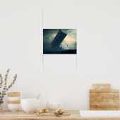 Verwoeste monoliet poster (Keuken)