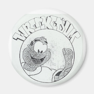 Verwoeste 'Um Melvin Circle Logo Magnet Magneet