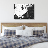 verwoestingsmaskers canvas afdruk (Insitu (Slaapkamer))