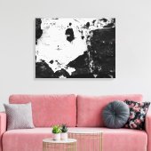 verwoestingsmaskers canvas afdruk (Insitu (Woonkamer))