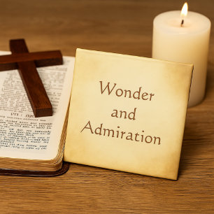 Verwondering en bewondering Spirituele reflectie Magneet