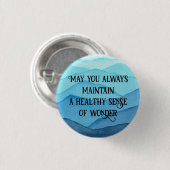 Verwondering Ronde Button 3,2 Cm (Voorkant /achterkant)