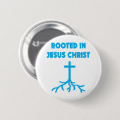 Verworsteld in Jezus Christus Ronde Button 5,7 Cm (Voorkant /achterkant)