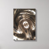 verwrongen kijk op mensen canvas afdruk (Voorkant)