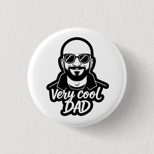 Very Cool dad Ronde Button 3,2 Cm (Voorkant)
