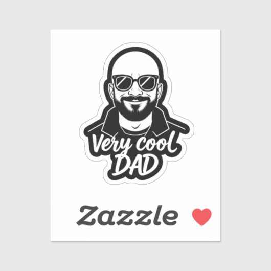 Very Cool dad Sticker (Vel)