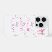 Very Cutesy Pink Aesthetic Phone Case (Verso Horizontal)