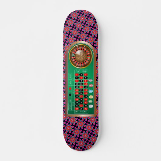 Very Fun American Roulette Table Image Skateboard (Devant)