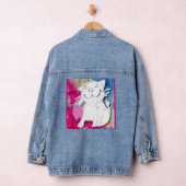 Very Good News Cat Denim Jacket (Hangar)