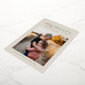 Very Merry Stars Folie Uitnodiging (Gedraaid)