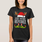 Very Merry X-mas Referee Matching Christmas T-shirt (Voorkant)