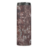 Very old rusted sheet iron. Metaalstructuur Thermosbeker (Achterkant)