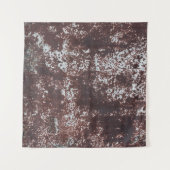 Very old rusted sheet iron. Metaalstructuur Wandkleed (Voorkant (horizontaal))