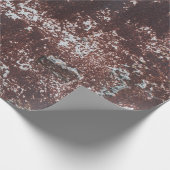 Very old rusted sheet iron. Textured metal surface Cadeaupapier (Hoek)