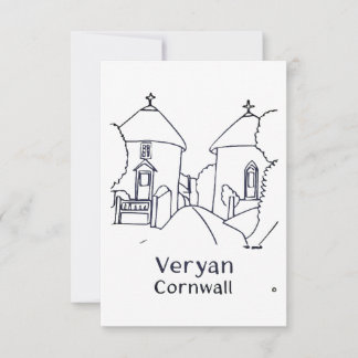 Veryan Roundhouses kaart