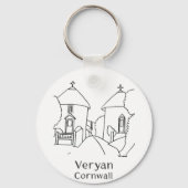 Veryan Roundhouses Keyring Sleutelhanger (Achterkant)