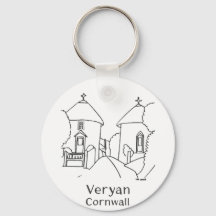 Veryan Roundhouses Sleutelhanger