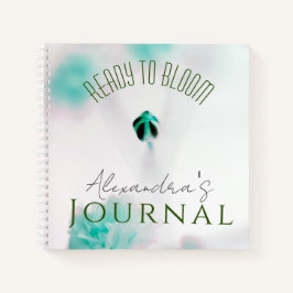 Verzachtende kleuren Floral Print Spiral Notitiebo Notitieboek