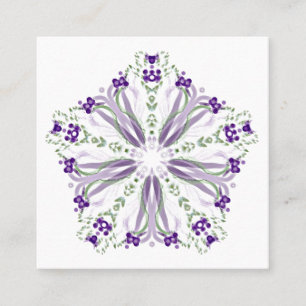*~* Verzachtende Mandala Reiki Yoga Verhelderde Ku Vierkante Visitekaartje