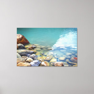 Verzachtende Rocks in Natuur Canvas Art Afdruk