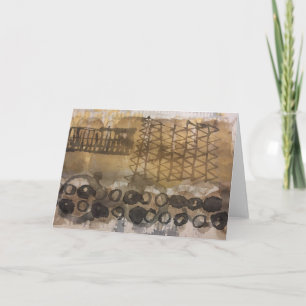 VERZADIGD FEESTDAGEN KAART