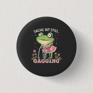 Verzakking maar nog steeds kokhalzen Funny Moederd Ronde Button 3,2 Cm