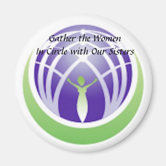 Verzamel de vrouwenmagneet magneet (Voorkant)