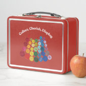 Verzamel, koester, display Button opslag lunchbox (In situ)