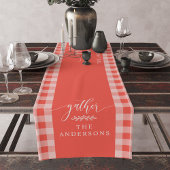 Verzamel koraal buffel check Herfst Thanksgiving k Korte Tafelloper