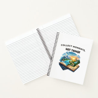 Verzamel Momenten Niet Dingen Reisnotitieboek Notitieboek
