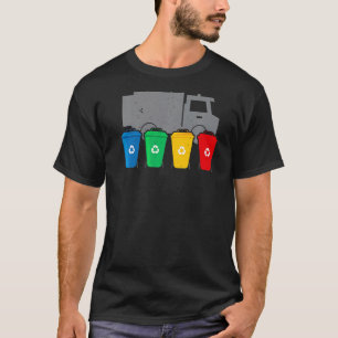 Verzamelaar afval afval Verzamelaar correct recycl T-shirt
