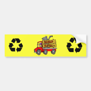 Verzamelaar schroot bumpersticker