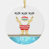 Verzamelbaar zwemmen keramisch ornament (Voorkant)