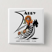 Verzamelbare Button van Abby World "Resilience" (Voorkant)