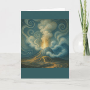 Verzamelbare Glow Forth-kerstkaart Kaart