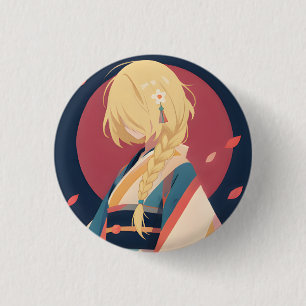 Verzamelbare knoppen 5 Between Seasons Ronde Button 3,2 Cm