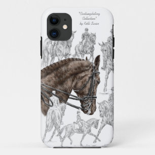 Verzamelde Dressage Horses FEI iPhone 11 Hoesje